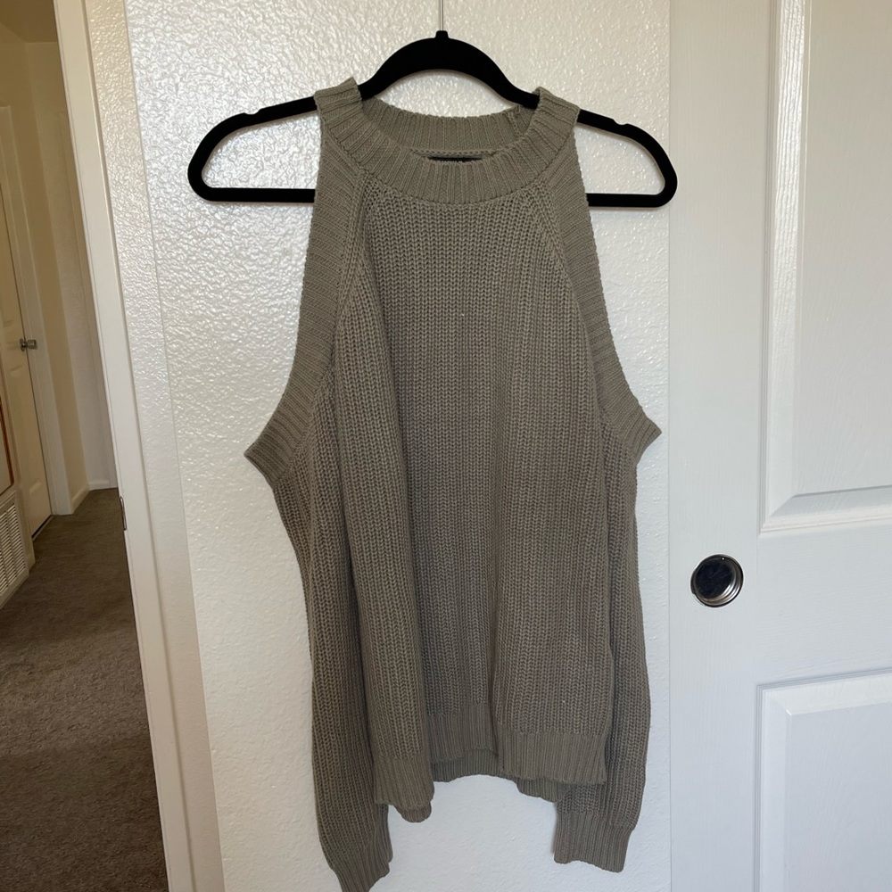 Light olive knit